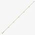 9ct Yellow Gold Open Flower Chain Bracelet CN115-07