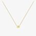 9ct Yellow Gold Double Circle Link Necklace 111125147265