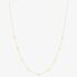 Gold Classic 9ct Yellow Gold Multi Diamond Shape Disc Necklace 111125147613