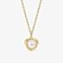 9ct Yellow Gold Petal Set Freshwater Pearl Necklace GN416W