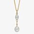 9ct Yellow Gold Freshwater Pearl Double Tier Loose Pendant GP2282W