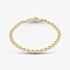 Gold Classic 9ct Yellow Gold 7.5 Inch Stamped Open Flower Bracelet HSOB-470-9Y-7.5