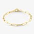 9ct Yellow Gold Elongated Oval Link Bracelet CA017-07