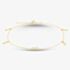 9ct Yellow Gold Infinity Anklet 1.28.0145