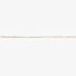 9ct Two Colour Gold 7.5 Inch Elongated Link Bracelet GB512