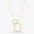 9ct Gold Interlocking Rings Necklace CN132-17