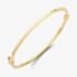 9ct Gold Bevelled Tube Bangle 111225127485