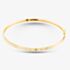 Gold Classic 9ct Yellow Gold 9ct Diamond Cut Flat Tube Bangle 1.32.0862