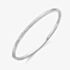 9ct White Gold Diamond Cut Bangle BN337