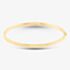 9ct Yellow Gold Plain Oval Hinged Bangle BN375