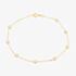 Gold Impression 9ct Yellow Gold Cubic Zirconia Station Bracelet 1.29.1972