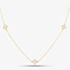 9ct Yellow Gold Mother Of Pearl Petal Necklace 1.19.1600