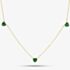 9ct Yellow Gold Malachite Heart Necklace 1.19.1650
