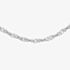 9ct White Gold 18 Inch Twist Curb Chain 5-13-1614