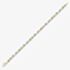 9ct Two Colour Gold Fancy Infinity Bracelet BR503-07