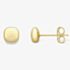 9ct Gold Squared Cushion Stud Earrings 120125114401