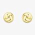 9ct Gold Round Button Stud Earrings 120125127469