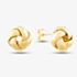 9ct Gold Small Knot Stud Earrings 1556259