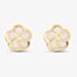 9ct Yellow Gold Mother of Pearl Flower Stud Earrings 1.59.0839