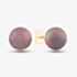 9ct Yellow Gold Black Akoya Pearl Stud Earrings EOZ107PL/B