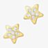 9ct 6mm Cubic Zirconia Star Stud Earrings 1.58.8969