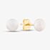 9ct 5.5 x 6mm Drilled Freshwater Pearl Stud Earrings EOZ106SD