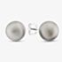 18ct White Gold Grey Tahiti Pearl Stud Earrings EOX150TA