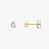 Gold Impression 9ct Yellow Gold Pear Shape Cubic Zirconia Stud Earrings 120325147587