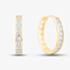 9ct Yellow Gold Cubic Zirconia Huggie Hoop Earrings 1.57.9779