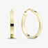 9ct Yellow Gold 3mm Flat Hoop Earrings E-RTPS-31520-9Y