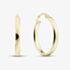9ct Yellow Gold 23mm Rectangular Tube Hoop Earrings E-SLOT-320-9Y