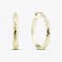 9ct Yellow Gold Hammered Pattern Hoop Earrings E-HTCC-320-9Y