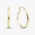 9ct Yellow Gold 20mm Medium Patterned Hoop Earrings E-HTDC-320-9Y