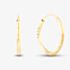 9ct Yellow Gold Sleeper Hoop Earrings 1.53.9859