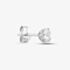 9ct White Gold 3mm Round Cubic Zirconia Single Stud Earring 5.58.6329 (1X SINGLE EARRING)
