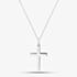 Silver Plain Cross and Pendant SCS25