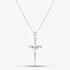 Fashionista Silver Silver Cross & Christ Pendant CZP CROSS N2326 (BK)