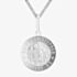 Silver Classic Sterling Silver St. Christopher Travel Loose Pendant 8.64.3143