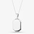 Fashionista Silver Silver Engravable Octagonal Locket L17P18064 N2326