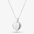 Fashionista Silver Sterling Silver Engravable Heart Locket Pendant AP14478/R