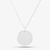 Sterling Silver Plain Disc Pendant THB001604 