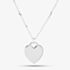Sterling Silver Plain Heart Pendant THB001504