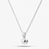 Fashionista Silver Sterling Silver Double Heart Pendant SPE269X1CH180R1