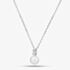 Fashionista Silver Sterling Silver Freshwater Pearl & Cubic Zirconia Pendant AP17998Z-WFM/R