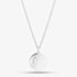 Engravables- Silver Moon & Star Cut Out Pendant P-4083