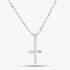 Sterling Silver Cubic Zirconia Cross Pendant P7127 3A