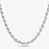 Silver 20 Inch Rope Chain SDCR-730-AG-20
