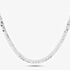 Silver 20 Inch Flat Curb Chain SBUF-510-AG-20