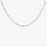 Silver Textured Oval Paperlink Chain 8.10.0754