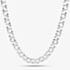Silver 22 Inch Patterned Belcher Chain S1075-22